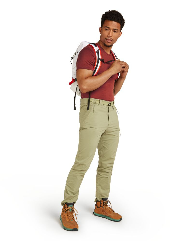 Koszulka termiczna Icebreaker 200 Oasis SS Crewe bordowa