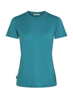 Koszulka termoaktywna damska Icebreaker 150 Tech Lite III SS Tee niebieska