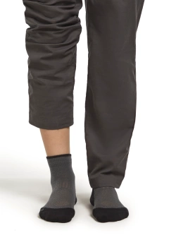 Skarpety termoaktywne damskie Icebreaker Merino Hike+ Light Mini czarno-szare