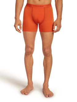 Bokserki Icebreaker Merino 150 Anatomica, pomarańczowe