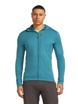 Bluza termoaktywna Icebreaker Merino 260 Quantum niebieska