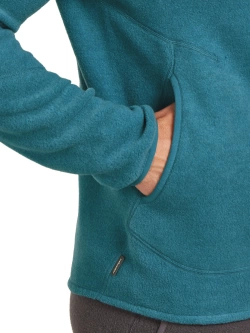 Bluza termoaktywna z zamkiem Icebreaker Merino Blend 800 RealFleece Classic Pile LS Zip niebieski