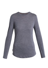 Koszulka termoaktywna damska z długim rękawem Icebreaker 125 Cool-Lite Sphere III LS Tee granatowa