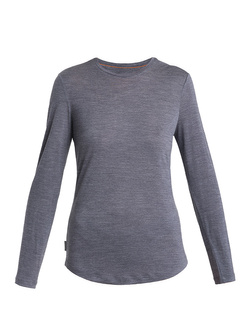 Koszulka termoaktywna damska z długim rękawem Icebreaker 125 Cool-Lite Sphere III LS Tee granatowa