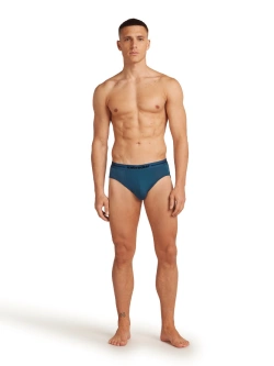 Slipy Icebreaker Anatomica Briefs ciemnoeniebieskie