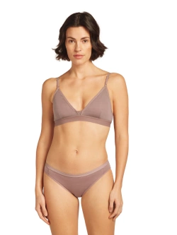 Biustonosz Icebreaker Merino 150 Siren Inserts pudrowo różowy