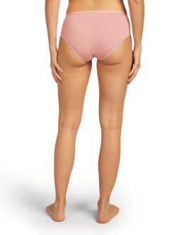Figi damskie Icebreaker Siren Hipkini jasnoróżowe