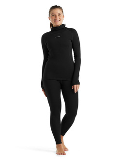 Legginsy damskie Icebreaker 300 MerinoFine czarne