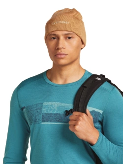 Czapka Icebreaker Merino All Day Toque jasnopomarańczowa