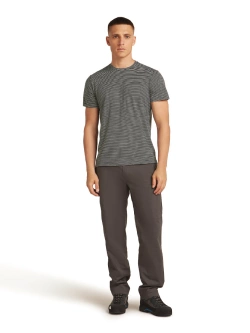 Koszulka termoaktywna z krótkim rękawem Icebreaker 150 Tech Lite III SS Tee czarno-biała