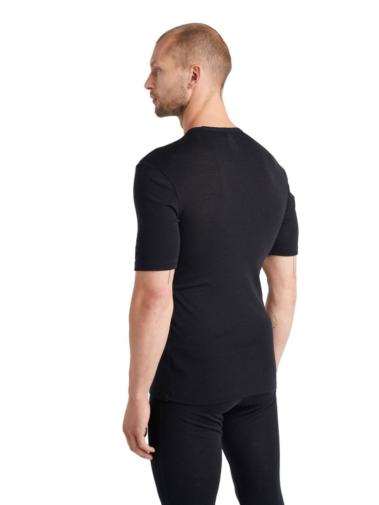 Koszulka Icebreaker 175 Everyday SS Crewe czarna