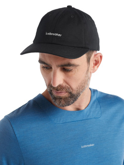 Czapka Icebreaker 6 Panel Hat czarna