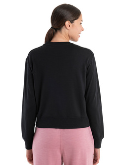 Bluza termoaktywna damska Icebreaker Merino Crush II czarna