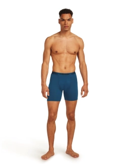 Bokserki termoaktywne z dłuższymi nogawkami Icebreaker Anatomica ciemnoniebieskie