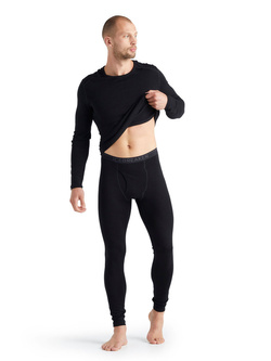 Legginsy termiczne Icebreaker 260 Tech W/Fly czarne