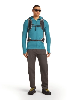 Bluza termoaktywna Icebreaker Merino 260 Quantum niebieska