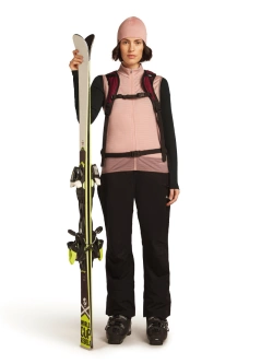 Kamizelka termoaktywna damska Icebreaker Merino Blend 300 RealFleece Descender Vest różowa
