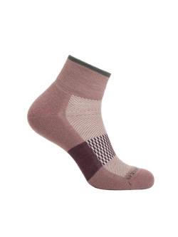 Skarpety termoaktywne Icebreaker Multisport Mini Light różowo-bordowe