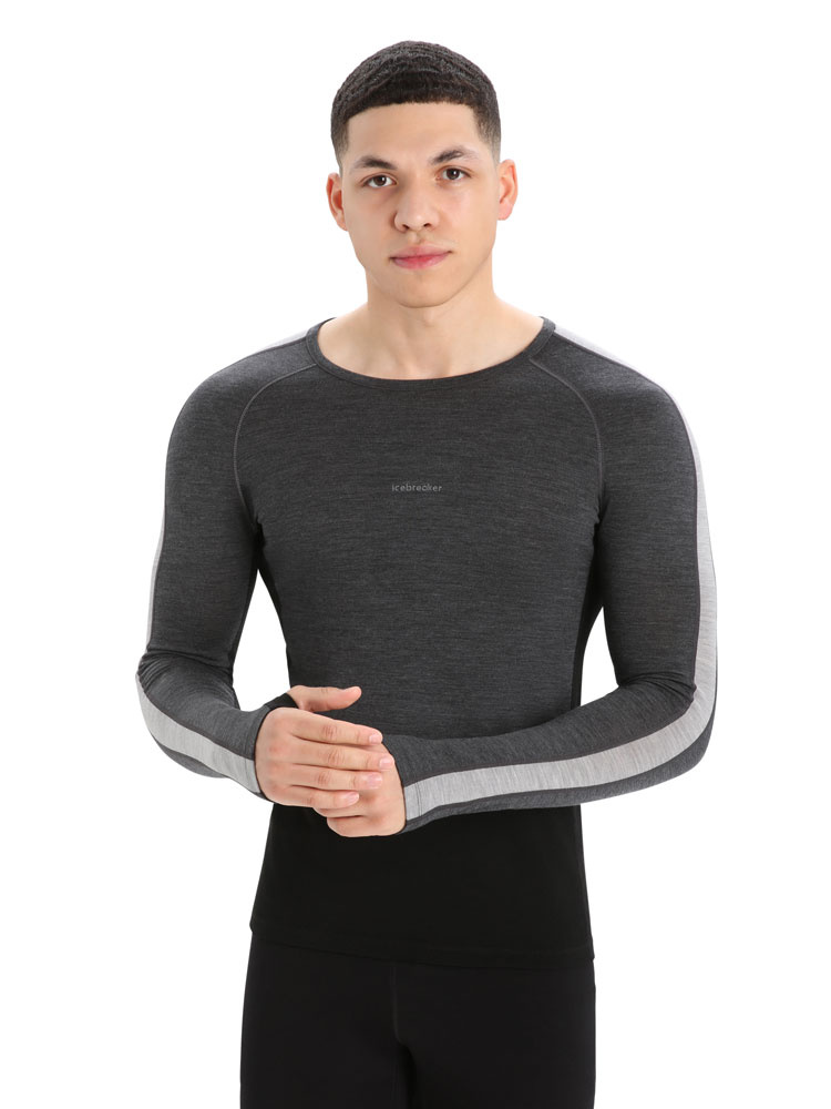 Koszulka Icebreaker ZoneKnit 200 LS Crewe czarna