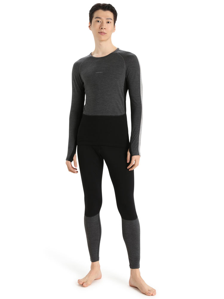 Koszulka Icebreaker ZoneKnit 200 LS Crewe czarna