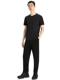 Koszulka z krótkim rękawem Icebreaker Central Classic SS Tee czarna