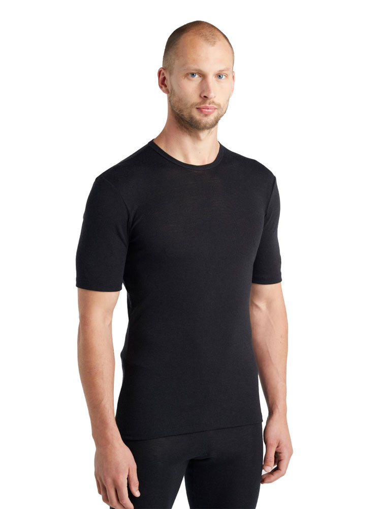 Koszulka Icebreaker 175 Everyday SS Crewe czarna