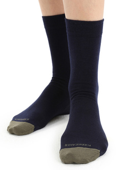Skarpety damskie Icebreaker Lifestyle Fine Gauge Crew granatowe