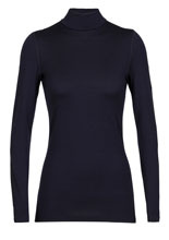 Bluza damska Icebreaker 260 Tech LS Turtleneck granatowa