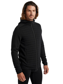 Bluza Icebreaker ZoneKnit LS Zip Hoodie czarna