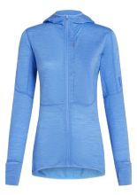 Bluza damska z zamkiem i kapturem Icebreaker 200 Realfleece Descender niebieska