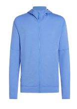 Bluza termoaktywna z zamkiem i kapturem Icebreaker 360 RealFleece Elemental niebieska