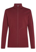 Bluza termoaktywna zapinana na zamek Icebreaker Merino 560 RealFleece Elemental bordowa