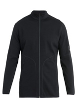 Bluza termoaktywna zapinana na zamek Icebreaker Merino 560 RealFleece Elemental czarna