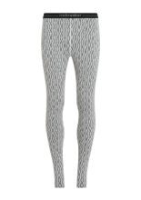 Legginsy termiczne damskie Icebreaker Merino 260 Vertex On-Piste biało-czarne