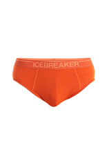 Slipy męskie Icebreaker Anatomica Briefs pomarańczowe