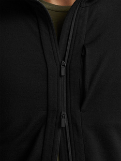 Bluza Icebreaker Quantum III LS Zip Hood czarna