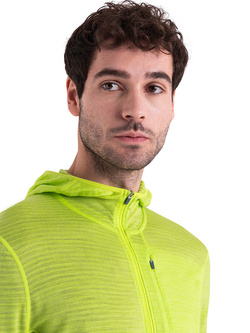 Bluza z kapturem Icebreaker Merino 200 Realfleece Descender żółta