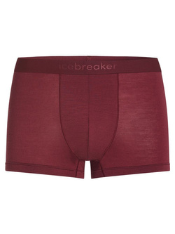 Bokserki termoaktywne Icebreaker Merino 125 Cool-Lite Anatomica Trunks bordowe