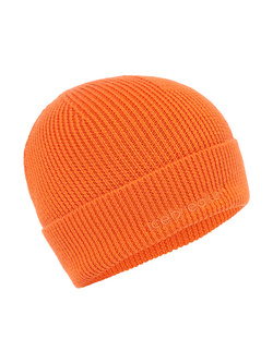 Czapka Icebreaker Merino All Day Toque pomarańczowa