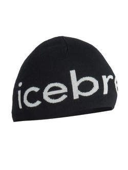 Czapka termoaktywna Icebreaker Beanie z wełny merino, czarno-biała