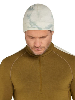 Czapka termoaktywna unisex Icebreaker Merino 200 Oasis Beanie Cloud Dye zielono-szara