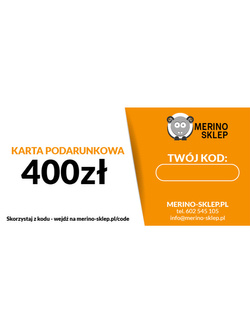 Karta podarunkowa o wartości 400,- PLN