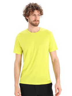 Koszulka Icebreaker Tech Lite II żółta