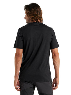 Koszulka męska Icebreaker Tech Lite II Move to Natural czarna
