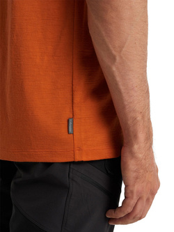 Koszulka męska Icebreaker Tech Lite II pomarańczowa