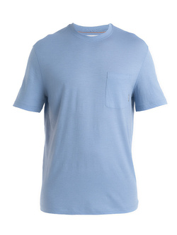 Koszulka z krótkim rękawem Icebreaker 150 Tech Lite III SS Pocket Tee niebieska