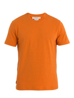 Koszulka z krótkim rękawem Icebreaker Central Classic SS Tee pomarańczowa
