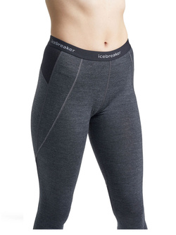 Legginsy damskie Icebreaker 260 Zone szare