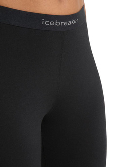 Legginsy termiczne damskie Icebreaker 200 Oasis czarne