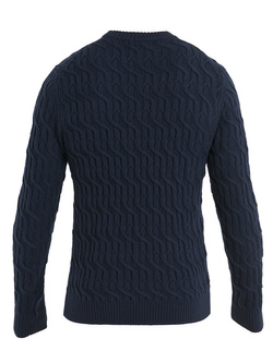 Sweter Icebreaker Merino Cabe granatowy